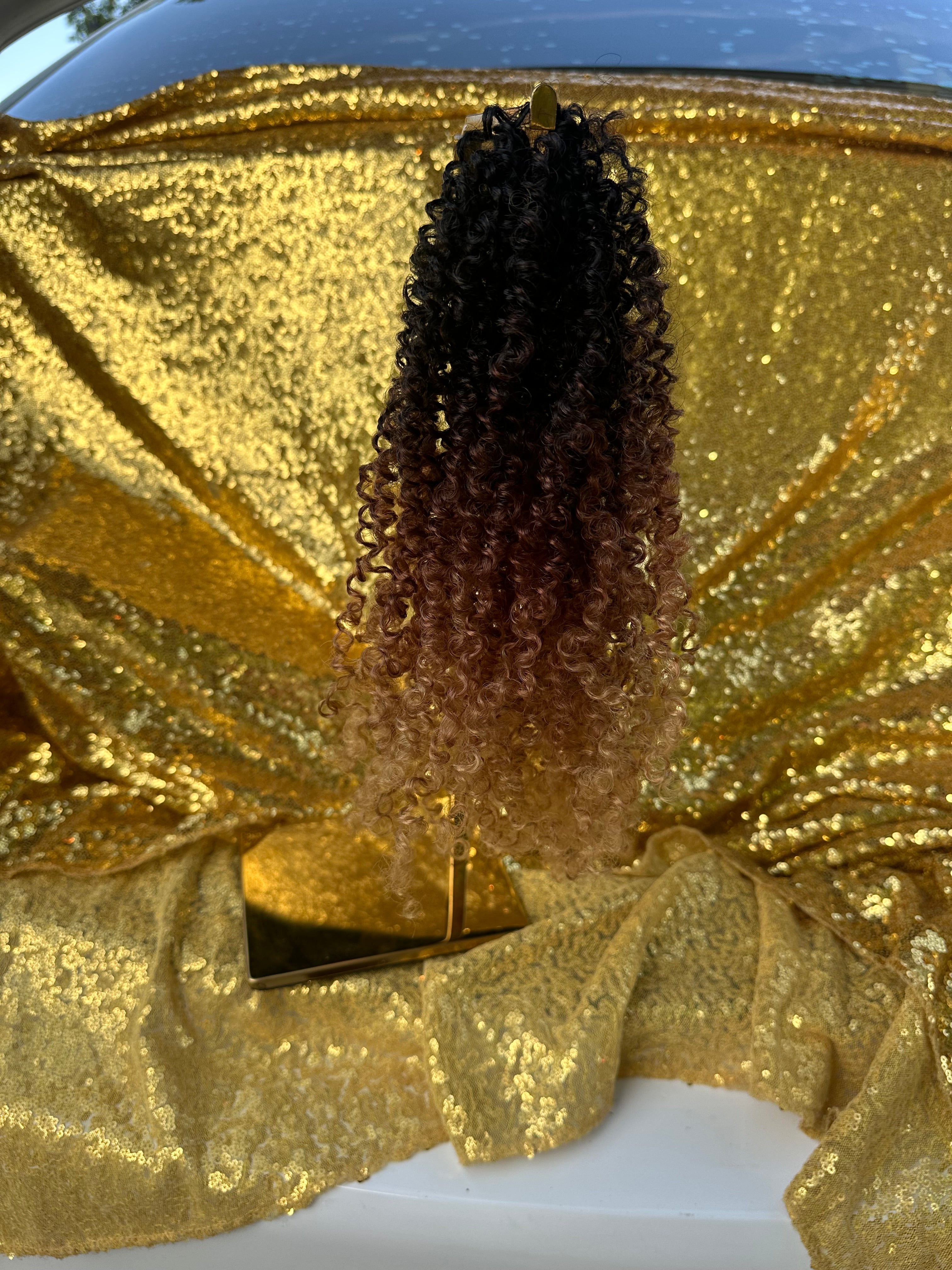 “Layers of Honey” Kanky Twirl Crochet Hair