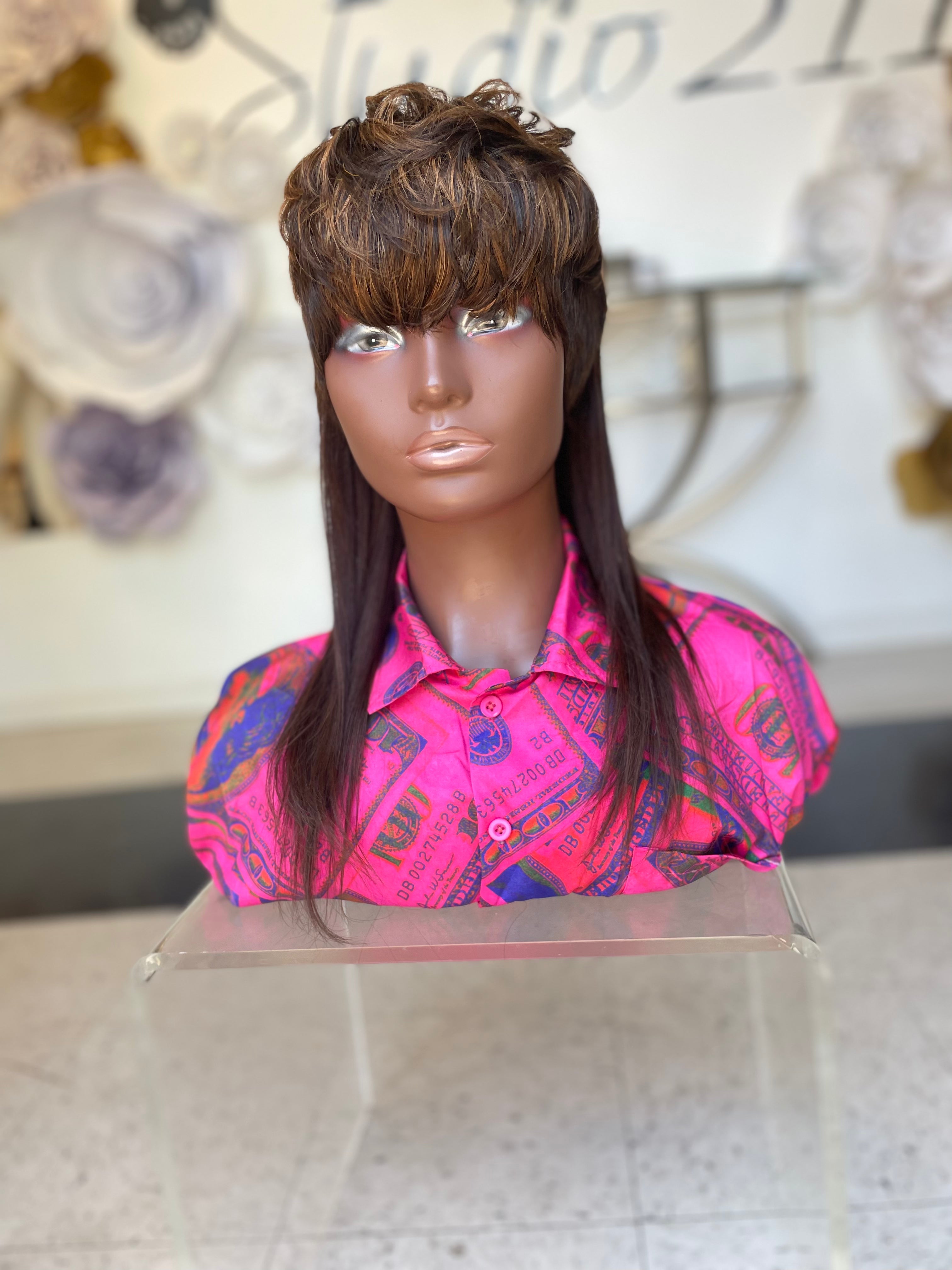 “Melody” Mullet wig